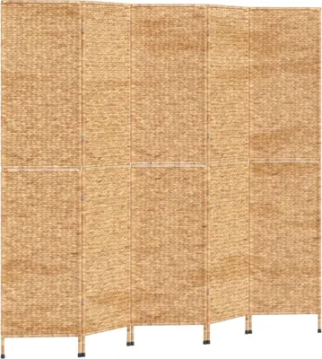 Produktbild von vidaXL Paravent 5-tlg. 205x180 cm Wasserhyazinthe