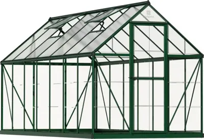 Immagine prodotto di Palram - Serra ibrida Canopia in alluminio 614 verde 426x185x208 cm