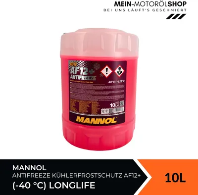 Produktbild von MANNOL Antifreeze AF12+ (-40) Longlife 10 L