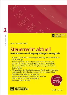 Produktbild von NWB Steuerrecht aktuell 2/2025