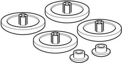 Produktbild von Keramag Sitzdeckelpuffer - 598094000
