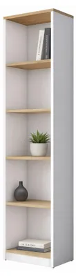 Produktbild von Clitunno – Bücherregal, 40x25x162h cm Weiß, 4 Regalböden