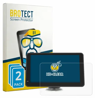 Produktbild von 2x Für geekmaxi SD7293A 7" Schutzfolie BROTECT Displayschutz Display Schutz Folie Klar Transparent