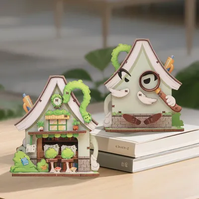 Produktbild von Talebox Corner – Mini-House-Set – Buchhandlung – 50 Stück