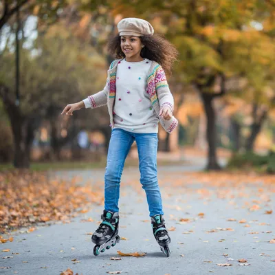 Produktbild von Navaris Inline Skates für Jungen & Mädchen - Inline Rollschuhe größenverstellbar - Inlineskates mit Werkzeugsatz - Größe einstellbar