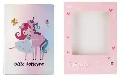 Immagine prodotto di Taccuino olografico per balletto unicorno 19x13,5 cm