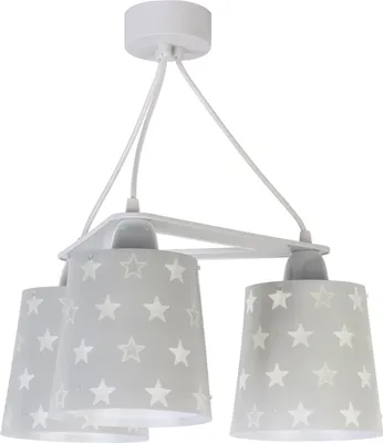 Image de Dalber Lampe à suspendre Stars Gris - Glow In The Dark - 3 Flammes