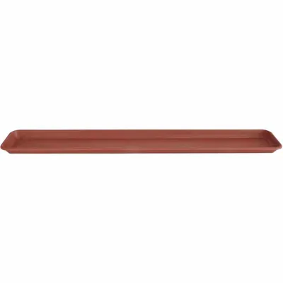 Produktbild von SIENA GARDEN Untersetzer Basic, eckig, 78x15,9x3,1 cm, passend zu Balkonkasten 80cm, aus Kunststoff matt in terra