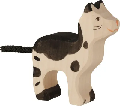 Produktbild von Holztiger Katze schwarz weiß