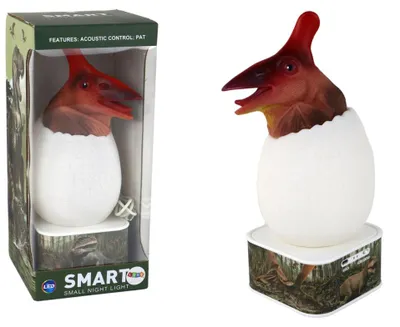 Produktbild von Leantoys Dinosaurier-Flugsaurier-LED-Mikro-USB-Eierlampe
