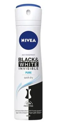 Obrázok produktu pre Nivea Deospray Invisible Black & White Pure Woman – 150 ml