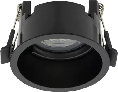 Produktbild von Einbauleuchte Wand GU10 Ø 7 cm Schwarz rund Modern