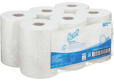 Zdjęcie produktu dla Ręcznik papierowy Scott CONTROL 6623 1-warstwowy 165m 6 szt/opak.