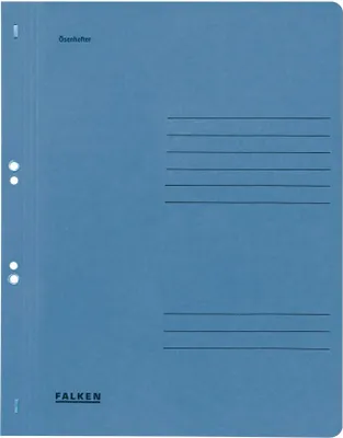 Zdjęcie produktu dla FALKEN 80003882 50er Ösenhefter blau DIN A4