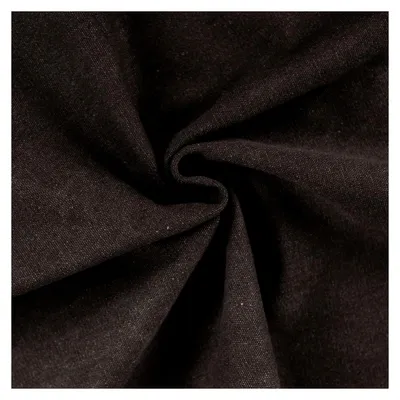 Produktbild von Gewachster Canvas-Stoff – Schwerer Waxed Canvas 480 g/m² – Vintage-Look, wasserabweisend, robust – Meterware ab 50 cm (schwarz)