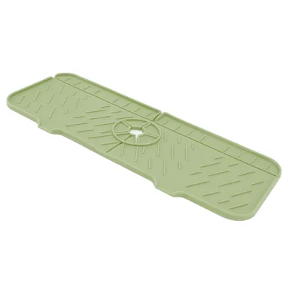 Produktbild von Küchenhahn Spüle Guard,Wasserhahn Spüle Guard,Küche Wasserhahn Spüle Guard Matte,Silikon Wasserhahn Wasser Catcher Matte,Spüle Draining Pad,Silikon Trocknung Matte