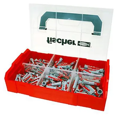 Image de 105 chevilles DUOPOWER + 105 vis en Malette L-BOXX FISCHER 536162
