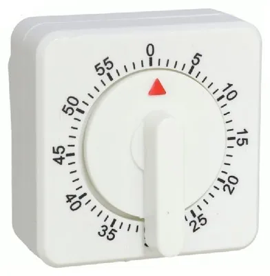 Produktbild von Gerimport - Eieruhr - Analoge Eieruhr - Weiß - Rechteckig