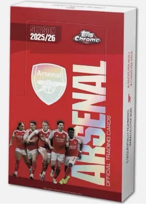 Produktbild von Topps Chrome Arsenal FC 25/26 Hobby Box