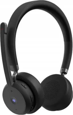 Zdjęcie produktu dla Lenovo ANC Headset 6550, Bezprzewodowy, Biuro/centrum telefoniczne, 20 - 20000 Hz, 165 g, Zestaw słuchawkowy, Czarny