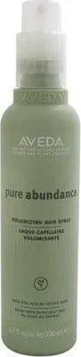 A product shot of an Aveda Pure Abundance Volumizing Hair Spray bottle.