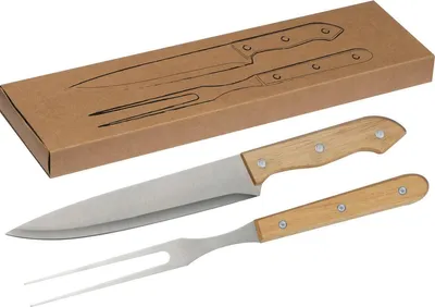 Produktbild von Fleischgabel Set / bestehend aus Gabel und Messer / aus Edelstahl