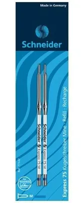 Image de Mine de stylo à bille Express 75 M bleu carte blister VE=2 pièces