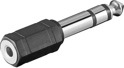 Zdjęcie produktu dla Microconnect AUDANR, 6.3mm, 3.5mm, Czarny