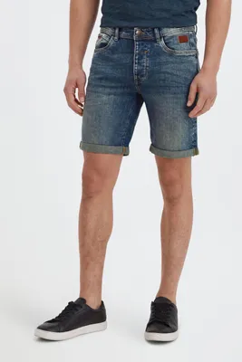 Produktbild von BLEND BHMartels Herren Jeans Shorts kurze Denim Hose mit Destroyed-Optik Stretch 5-Pocket-Form Baumwollmischung Regular fit