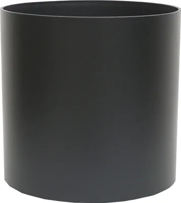 Produktbild von Kunststoff Hydro Blumenkübel Elegance RU50 schwarz struktur wb Rollen Ø 47.5cm Höhe 39.0cm