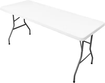Image de Protection de table élastique rectangulaire - Protection de table Buiten - Bords élastiques - 120 x 58 cm - Blanc