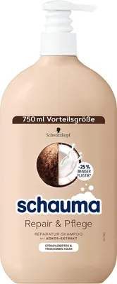 Produktbild von Schwarzkopf Schauma Repair & Pflege, 750 ml, Shampoo, Nicht-professionell, Frauen, Alle Farben, Reparatur, Revitalisierend