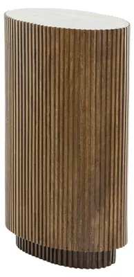 Zdjęcie produktu dla Light & Living słup DUMOSI drewno ciemny brąz – 50x30x80 cm