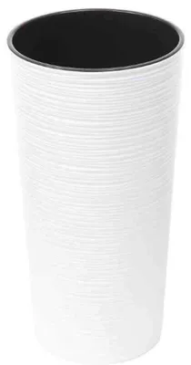 Produktbild von Solidchoice - Pflanzgefäß "Locon" aus weißem Kunststoff, 30 cm