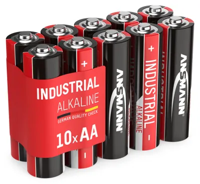 Produktbild von 10x ANSMANN Industrial Batterie AA Mignon 1,5V - LR6 Alkaline (10 Stück)