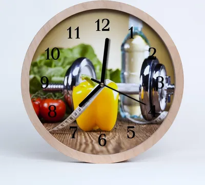 Produktbild von Holzuhr 20fi cm wanduhr - Pfeffer Wohnzimmer