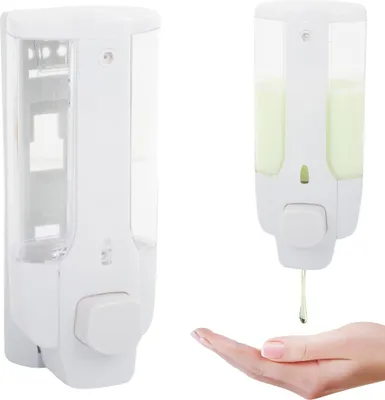 Immagine prodotto di Distributore di sapone liquido - 350ml | bianco