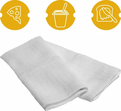 Produktbild von 2 x Käsetuch 80x80 Passiertuch - Baumwolle, Seihtuch, Quarktuch, Durchseihtuch, Passiertuch