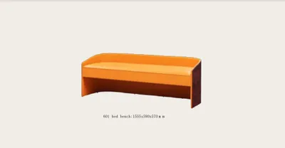Produktbild von Sitz Polster Bank Polster Sitz Hocker Bank Leder Holz Stil Designer Ottomane Neu