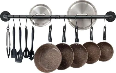 Produktbild von Famanu Pannenregal 100 cm - Organizer mit 14 Haken
