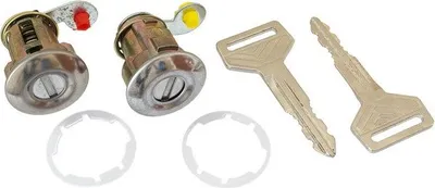 Image de Serrure de porte + 2x clés GAUCHE + DROITE pour Mitsubishi L200 2001-2005