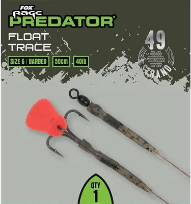 Produktbild von Fox Rage Predator Float Trace 52cm Barbed 40lb - Stahlvorfach, Größe:Gr. 6