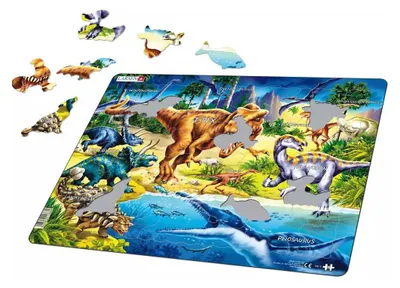 Obrázok produktu pre Larsen Maxi NB3, 57 kusov, dinosaury, 6 rok / roky