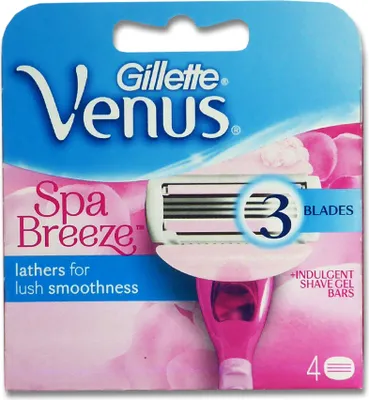 Produktbild von Gillette ComfortGlide, Frauen, Gillette, ComfortGlide Spa Breeze, Pink, 4 Stück(e)
