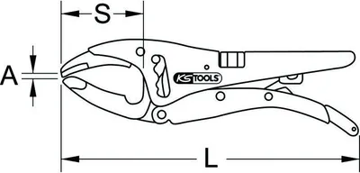 Produktbild von Schraubzwinge 10' Pro 8 KS TOOLS 250 mm - 115.1037