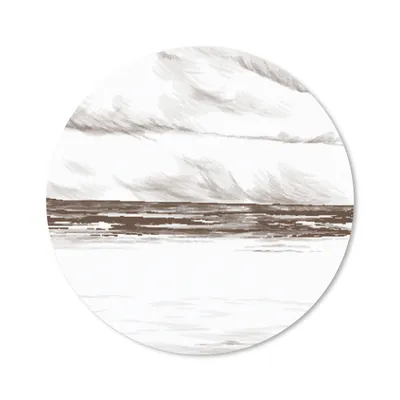 Produktbild von MuchoWow® Mauspad Mousepad Strand - Meer - Himmel 40x40 cm - Mousepads - Maus Mat - Pad - Mausunterlage - Schreibtisch Accessoires