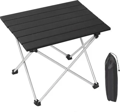 Produktbild von Portable Campingtisch - Leichte Klapptisch für Draußen - Kompakter Picknicktisch mit Tragtas