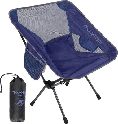 Produktbild von Famanu Campingstuhl leicht und tragbar - Schwarz