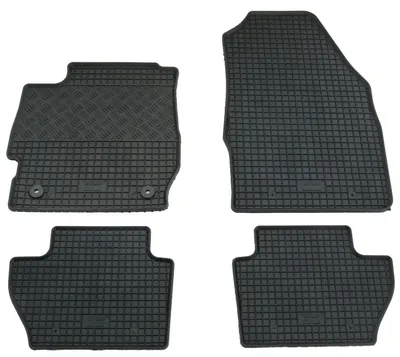 Gummifußmatten Set 4-teilig für Ford KA+ MK3 (9/2015-), schwarz