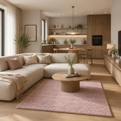 Produktbild von Aloha Altrosa – Hochflor Langflor Shaggy Teppich, Größe:160x230 cm